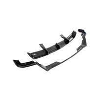 2 pièces/ensemble Diffuseur de pare-chocs arrière en fibre de carbone pour Chevrolet Corvette C8 Z06 2023-2024