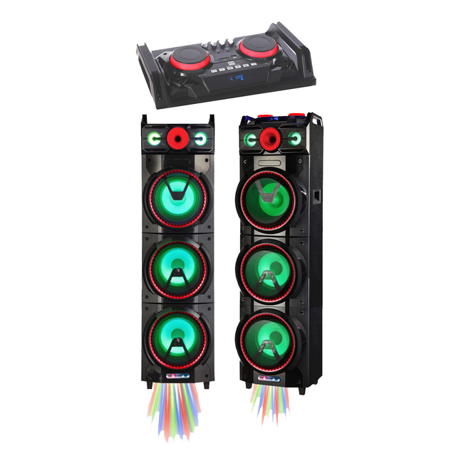 High Power Tower Speaker Three Woofer Optical Bass Subwoofer AC 220V Party Speaker Pair Speaker