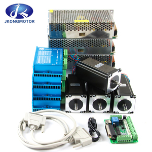 Bộ <span class=keywords><strong>Kit</strong></span> Điều Khiển <span class=keywords><strong>CNC</strong></span> 3/4 Trục 3.0 Nm (425oz.in) với Motor Stepper <span class=keywords><strong>Nema</strong></span> 23, <span class=keywords><strong>Driver</strong></span> DM542 + Bộ Nguồn cho Máy Phay <span class=keywords><strong>CNC</strong></span> - Product Image 1