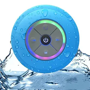 Waterproof Portable Wireless Speakers With 5W Stereo Sound Up To 6 Hours Of Playtime For Bathroom Home Speakers