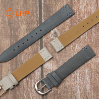 Bracelet de montre en cuir fait main pour femme – Vente en gros – Cuir souple noir, bleu, marron, rose – Bracelet de montre en cuir véritable italien