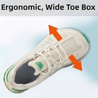 Chaussures de course à bout large pour hommes et femmes, respirantes, légères, athlétiques, décontractées, antidérapantes, confortables, pour la marche et le sport