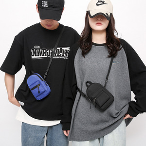 Wholesale Trendy Fashion Mini Sling <b>Phone</b> <b>Bag</b> with Zipper Closure Custom Logo Unisex Custom Print Sling <b>Bag</b> - Product Image 5