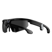 Occhiali Smart AI per Ciclismo e Sport con Fotocamera 1080P, Riproduzione Musicale, Chat GPT, Traduzione, Montatura in PVC, Tipo-C