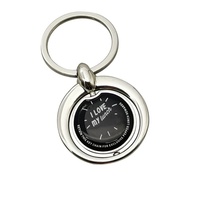 Porte-clés Spinner Personnalisé en Alliage de Zinc, Léger, Étanche et Écologique, Style Dessin Animé Vintage, Vente en Gros Promotionnelle
