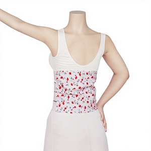 Ceinture abdominale respirante post-partum, soutien lombaire, divers motifs floraux, tissu auto-adhésif en trois parties - Product Image 3