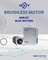 Moteur BLDC 86BLDC130 certifié CE ISO, haute efficacité, 48VDC 220VAC 310VDC, triphasé, 785W, moteur CC sans balais pour robot