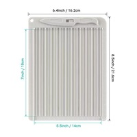 Ensemble de planches à plier et de coupe-papier manuels en plastique YM pour la création de cartes et l'artisanat d'enveloppes – Essentiels pour les cours de bricolage étudiants