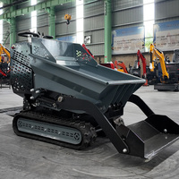 Offre Spéciale Mini-dumper sur chenilles auto-chargeur CE EPA EURO 5, Transporteur compact sur chenilles avec plateforme, OEM chinois personnalisé pour l'agriculture et la construction