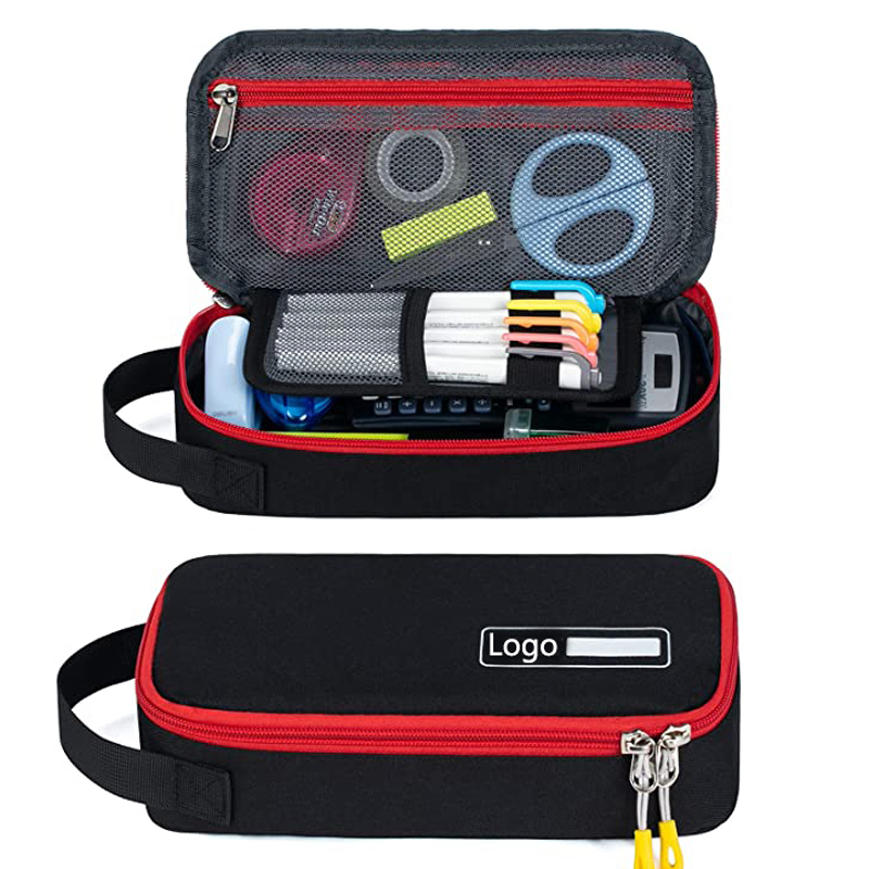 Вместительная прочная сумка для ручек для средней и старшей школы, Портативная сумка для канцелярских принадлежностей с ручкой
