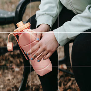 Silicone Pliant Tasse À Eau Portable Télescopique Sports De Plein Air Moderne En Plein Air 600ml Grande Capacité Vélo Portable Voyage Eau - Product Image 5