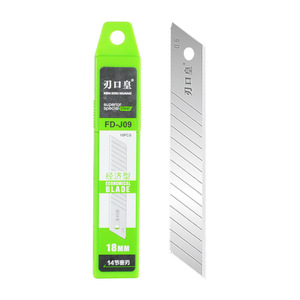 Blade-mouthed King Woodpecker Utility Knife Blades 18mm Carbon Steel Snap-off 10-piece Pack Cutting Paper - Product Image 5