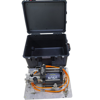 Offre Spéciale USUN modèle: unité de pompe de surpression de gaz d'oxygène à air GB40-OL-F portable avec boîte d'avion et tuyaux pour la plongée