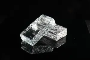 Bloc de brique en verre cristal solide transparent anti-moisissure bon marché pour la décoration intérieure