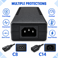 Adaptateur secteur de bureau 24V 3A certifié CE RoHS EMC pour affichage numérique, projecteur, enregistreur CCTV, éclairage intérieur, directement de l'usine