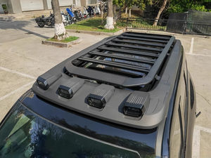 Panier à bagages universel pour toit de voiture Panier à bagages 4x4 Cross Bar Frame Ranger Solution de rangement de bagages de voiture en alliage d'aluminium durable - Product Image 3