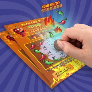 Lotería Rasca y Gana Totalmente Personalizada, Diseño Gratuito, Impresión Digital, Recubrimiento Complejo, Seguridad Multicapa - Product Image 1