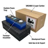 Cellule de batterie prismatique LiFePO4 3.2V 138Ah - 2000 cycles 441Wh Ultra faible résistance pour systèmes d'énergie solaire, VR, VE, voiturettes de golf, bateaux, chariots élévateurs