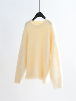 Pull en maille décontracté pour femme, coupe ample, respirant, avec mélange de laine, col rond, idéal pour l'hiver