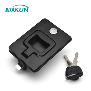 XK117 Black <strong>Panel</strong> Steel Zinc Die-Casting Housing Powder Coated Car Bus Luggage Storehouse Safety Recessed <strong>Door</strong> Paddle Lock <strong>Latch</strong> - Product Image 5