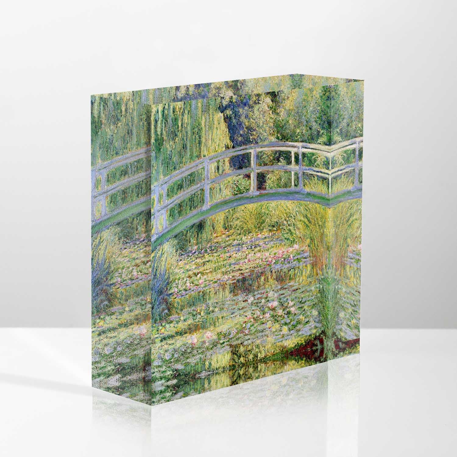 Bridge over pond