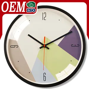Jam dinding Digital cetak 3D kustom Jam Anak berdiri jam tangan kuarsa dapur dekoratif rumah dengan tampilan jarum Logo kustom