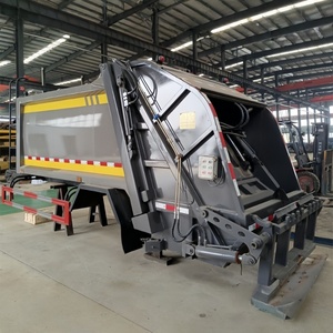 Brand New Manual 4x2 Diesel Motor Garbage Transport Truck Body 8CBM Compactor Body for Solid <b>Waste</b> Disposal - Product Image 2