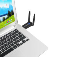 Adaptador Wi-Fi 5 de Doble Banda AC1300, Adaptador USB BT 5.4, Dongle USB de Doble Banda 2.4/5GHz, Receptor Inalámbrico para Portátil, Compatible con Windows 10/11