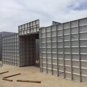 Kim loại bảng điều khiển bê tông tường hình thức khuôn, nhôm tường ván khuôn xây dựng để bán - Product Image 1