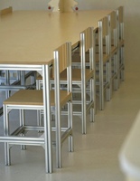 Cadre en aluminium usiné CNC, clôture de table personnalisée, aluminium 4040, aluminium industriel
