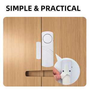 Sistema inalámbrico de alarma de seguridad para el hogar con sensores magnéticos para puertas y ventanas para uso en interiores - Product Image 6