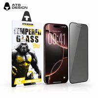 28 °   Pelindung Layar Kaca Tempered Privasi untuk iPhone 18 Fold /18 Pro/18 Pro Max Full Glue Silk Glass Protector