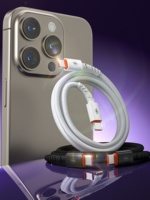 Kabel Data USB Tipe-c 1M Kepang 27W Tembaga Murni untuk Ponsel (IOS / Android)