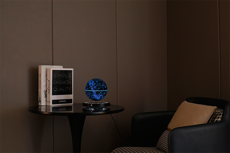 Amazon Best Seller RGB Led Bedroom Baby Night Rechargeable Touch Control 14cm Magnetic Levitation Star Starry  Bedroom Light