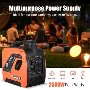 Générateur à essence silencieux TKH3500is de 2500 W, mini-générateur électrique à essence 230/120 & 240 V pour usage domestique - Product Image 6