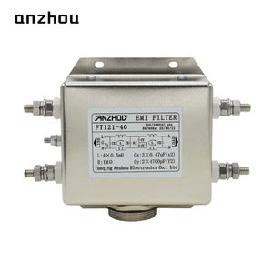 Filtre EMI Anzhou FT121-40 120/250VAC 40A pour alimentation de moteur servo - Product Image 1