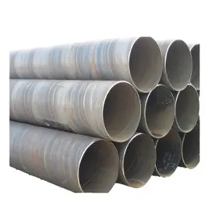 ASTM A53 Spiral Welded Black Mild Carbon Steel Pipe Round SSAW SAWL API 5L CS Welded Steel Pipe