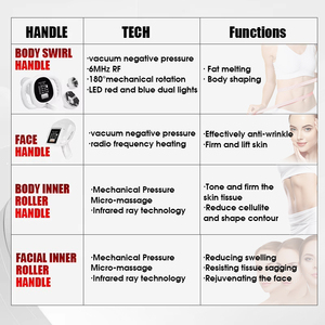 Máy tạo hình cơ thể VELASHAPE 3 III hút chân không, con lăn bi bên trong, VELA SPRT SHAPES, máy giảm béo toàn thân 360 độ RFSINGS, có sẵn trong kho - Product Image 3