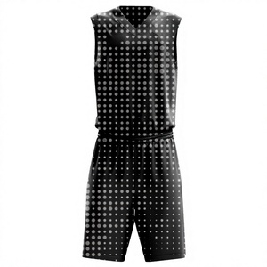 Uniforme de basket-ball personnalisé par sublimation, respirant, à séchage rapide, t-shirts d'entraînement imprimés, vente directe d'usine, maillots de basket-ball - Product Image 1