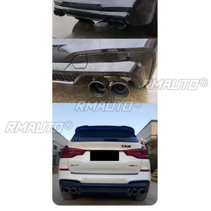 Kit de silenciador de escape trasero de acero inoxidable para BMW X3 G01 G08 2018-2021, pieza de modificación del revestimiento del escape trasero. - Product Image 5