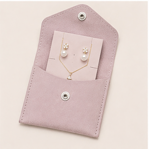 Custom Logo Velvet Pearl Suede Watch <b>Envelope</b> Pouch Jewelry Display Packaging Storage Bag <b>Gift</b> Pillows Square - Product Image 5