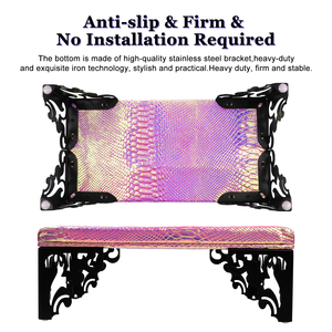 Gối đỡ tay làm móng cao cấp, thiết kế riêng, đính đá lấp lánh, mềm mại, màu hồng - Product Image 5