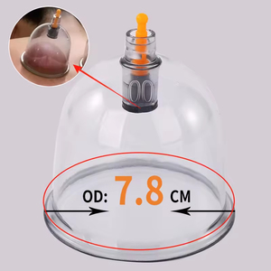 La ventosa de plástico de una sola vez establece un dispositivo de ventosa de terapia de vacío con fuerte poder de succión. Equipo de masaje al vacío. - Product Image 2