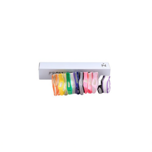 Set di 6 fermagli per capelli colorati in plastica per donne e ragazze - Product Image 1