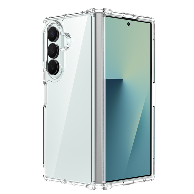 Crystal Clear Phone Case for Samsung Galaxy Z Fold 8 Ultra Anti Yellow Anti Fall Phone Cover for Galaxy Z Fold 7 SM003