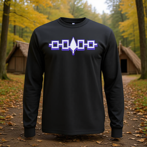 T-shirt à manches longues avec drapeau de la nation Iroquois, design Haudenosaunee des Amérindiens - Product Image 3