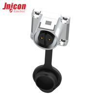 Connecteur industriel rond étanche IP67 Jnicon, mâle, à fixation rapide sur panneau, ignifuge