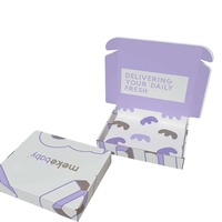 Boîte cadeau en carton ondulé écologique imperméable haut de gamme personnalisée pour l'emballage de cosmétiques/soins de la peau/rouge à lèvres/parfum