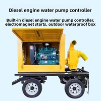 Camion pompe diesel de construction pour drainage municipal, avec carrosserie robuste, base de remorquage stable, vérins réglables et évacuation d'eau à grand débit