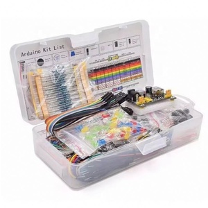 ชุดอุปกรณ์ DIY บอร์ดวงจร 830 จุด พร้อมกล่อง เหมาะสำหรับ Arduino UNO R3 ชุดอุปกรณ์อิเล็กทรอนิกส์สำหรับผู้เริ่มต้น ใช้งานร่วมกับ Arduino UNO R3 ได้ - Product Image 2